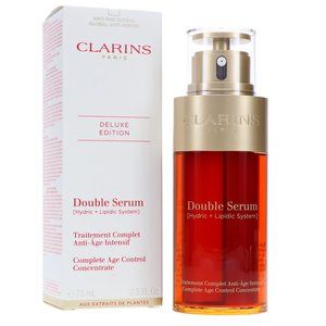 ✅ Clarins DELUXE Double Serum ⭐ DELUXE EDITION  75mL / 2.5 fl oz ✨ BNIB